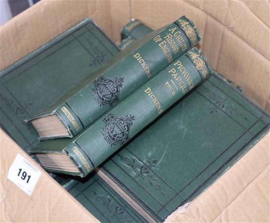 30 volumes library edition - The works of Charles Dickens